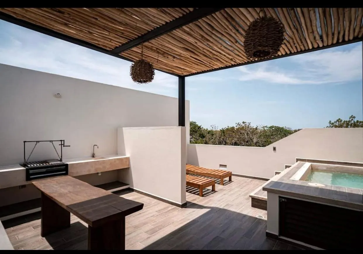 Апартаменты Penthouse En La Veleta Tulum Con Alberca Privada Мексика
